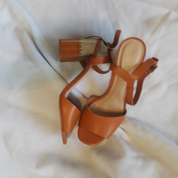 {Mercanti Fiorentini} Ankle Strap Sandals Sz 10 - Picture 7 of 8